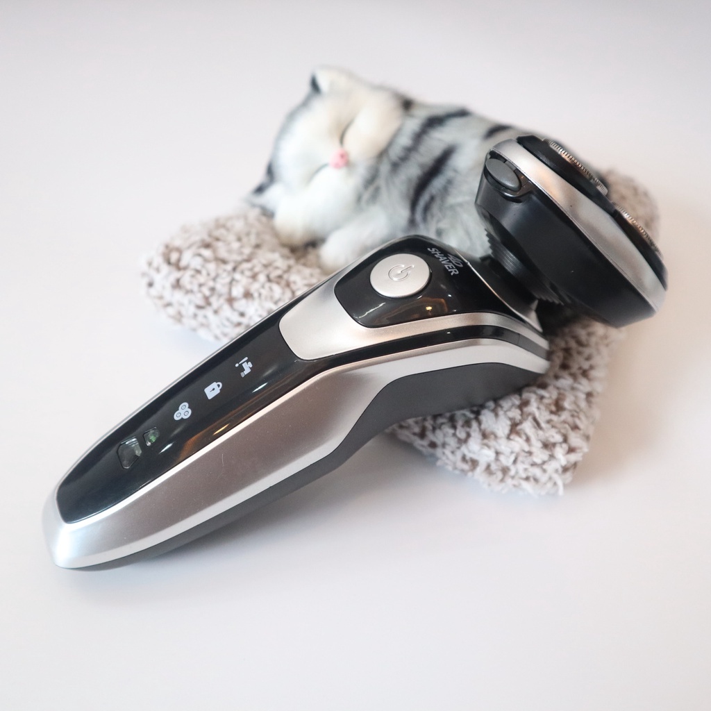 Máy cạo râu đa chức năng Shaver 1588 4D 3in1, 3 lưỡi kép tự mài sắc, cạo sát sạch êm, chống nước