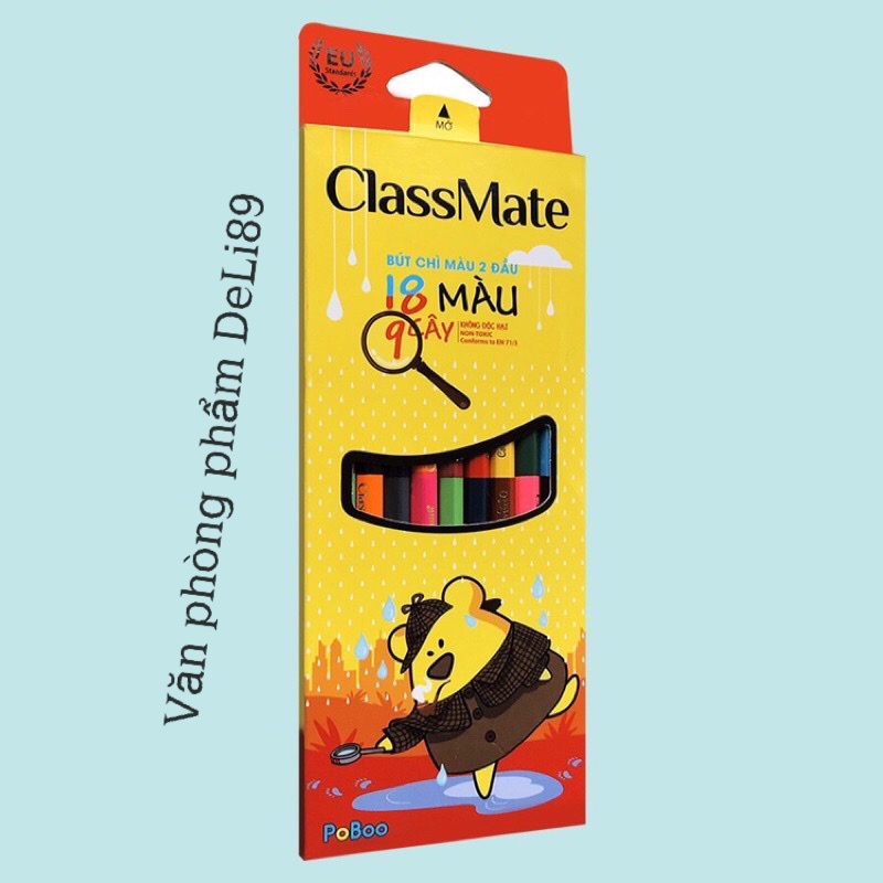 Bút Màu 2 Đầu CLASSMATE AM-CL301 AM-CL302 AM-CL303 Cho Bé Tập Vẽ