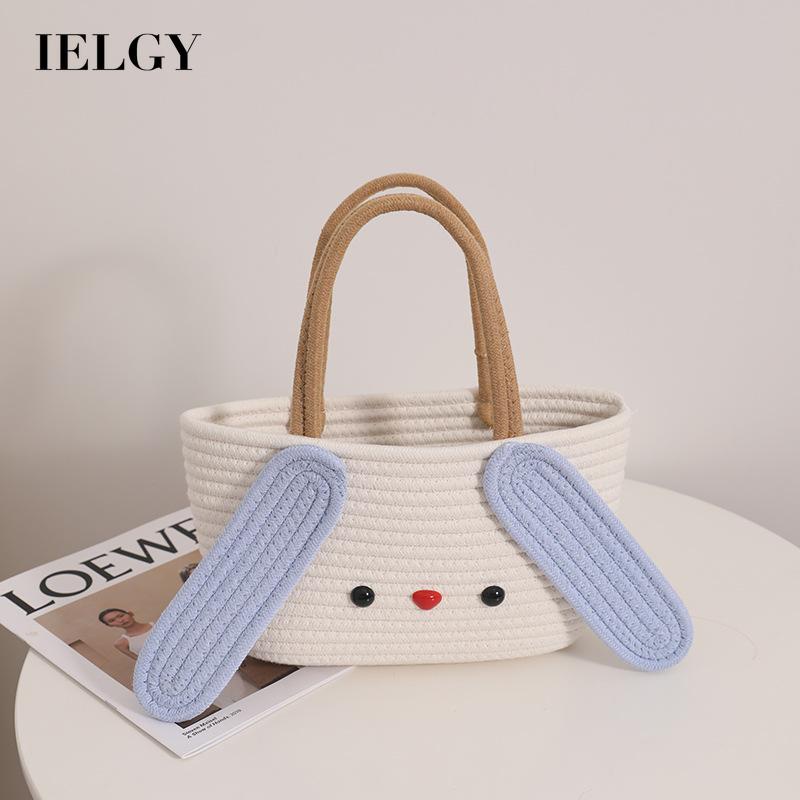 Túi Xách Vải cotton Dệt In Hình Chó cinnamon Dễ Thương Cho Nữ