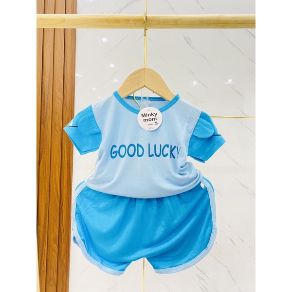Bộ thun lạnh min ky mom cho bé 5-18kg