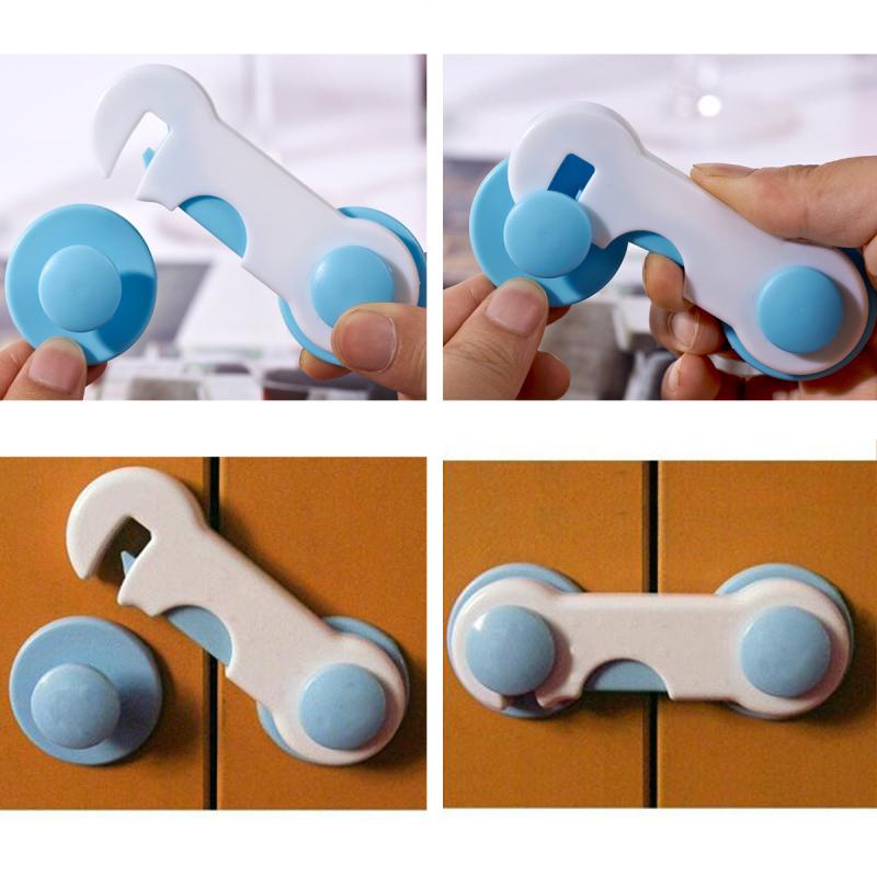 Khóa tủ ANKNDO bằng nhựa ABS cao cấp giúp khóa ngăn kéo/cửa tủ lạnh an toàn cho bé