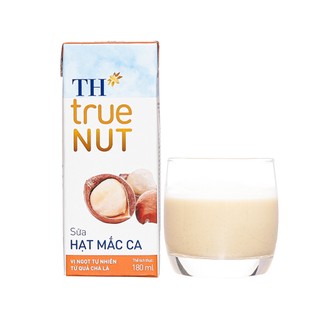 Lốc 4 hộp sữa hạt TH true NUT 180 ml