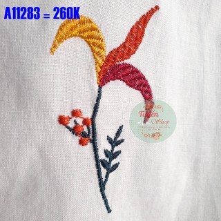 ÁO SM THÊU HOA ĐỐI XỨNG