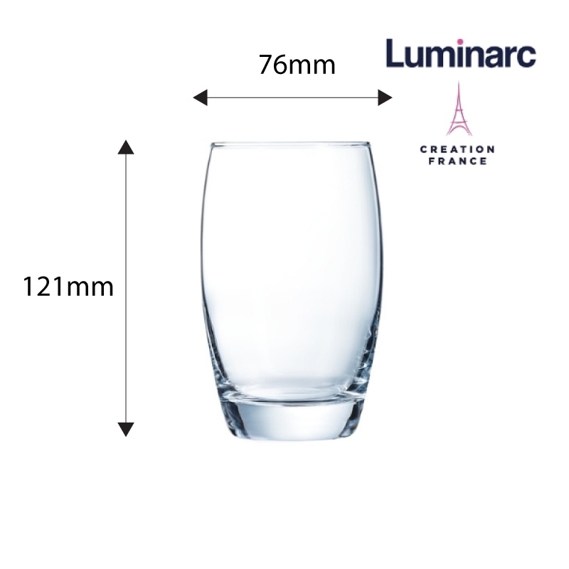 Bộ 6 Ly Cao Thuỷ Tinh Luminarc Salto 350ml- LUSAG2560