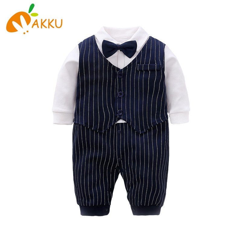 Bộ Áo Liền Quần Bằng Cotton Thoáng Khí Thoải Mái Cho Bé