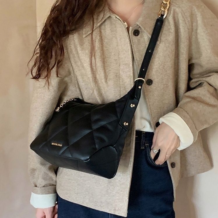 Túi Đeo Chéo xMiocra koly Paris Đính Kim Cương Giả Phong Cách Retro Mùa Thu Đông Cho Nữ