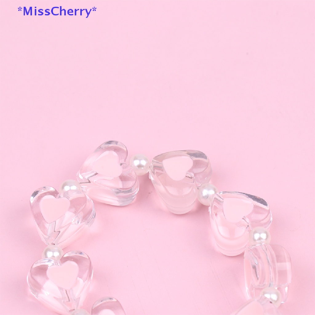 Vòng Đeo Tay Chống Thất Lạc Hình Trái Tim Pha Lê Xinh Xắn Mới