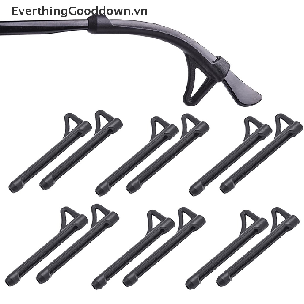 Everthinggooddown 5 Cặp Móc Giữ Mắt Kính Bằng Silicon Chống Trượt