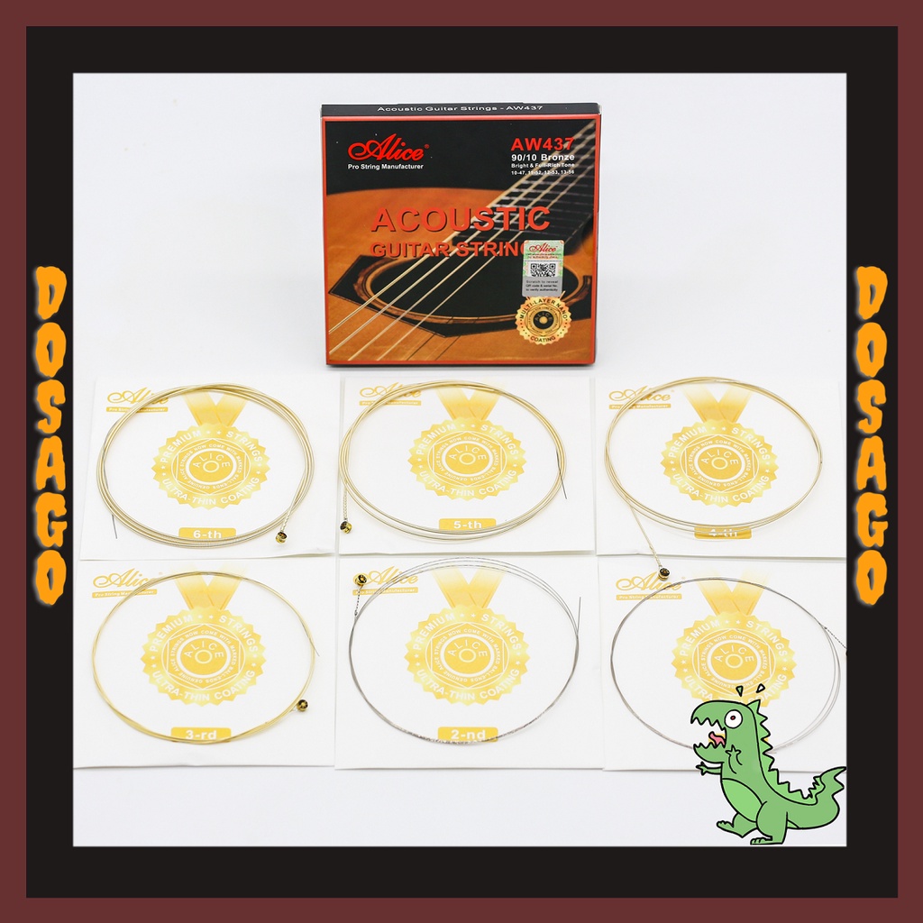 CHÍNH HÃNG - Dây đàn Alice AW437 Acoustic