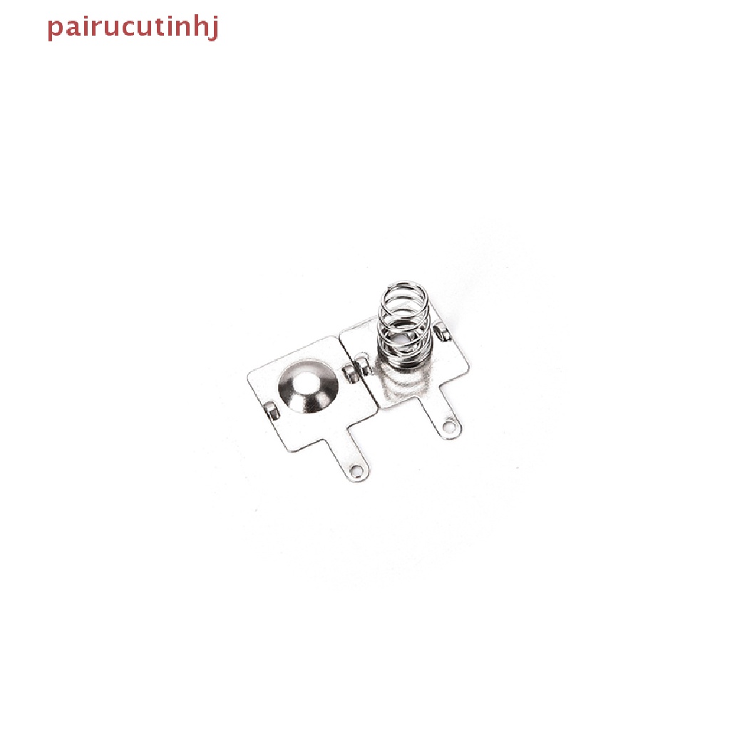 Set 10 Cặp Tấm Lò Xo Kim Loại Màu Bạc Chuyên Dụng Cho AA AAA 14.5mm * 9mm VN
