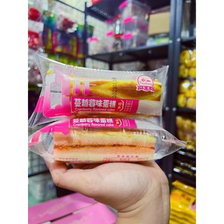 1 cái bánh bông lan tuokang dài đôi cherry - decora store