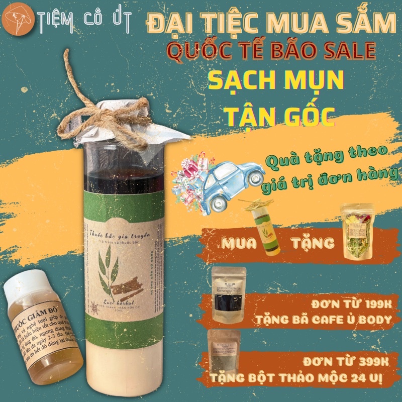 Tiệm Cô Út - Thảo dược tái tạo da - Handmade 125ml