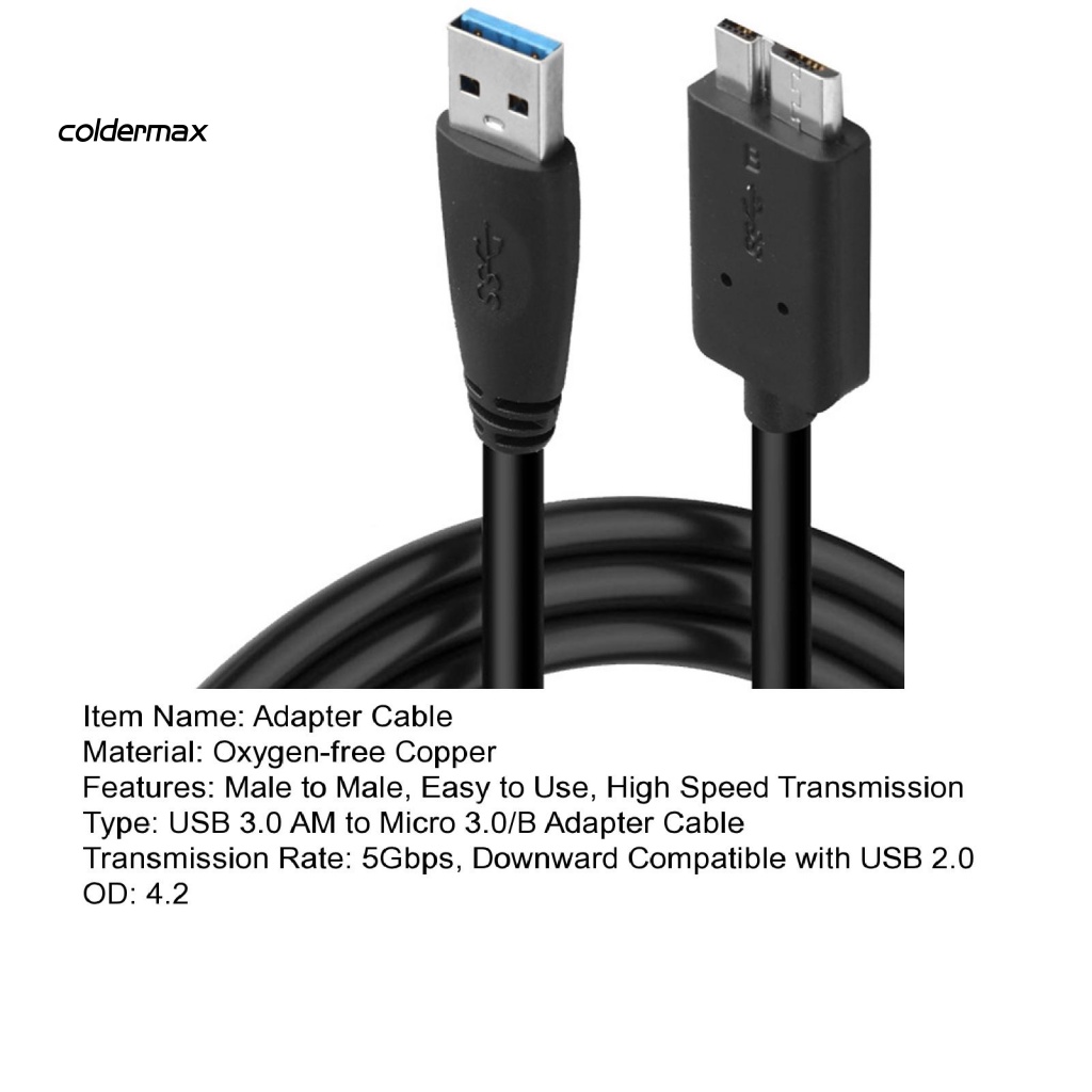 Cáp Chuyển Đổi USB 3.0 Type A Sang Micro B 5Gbps Chuyên Dụng Chất Lượng Cao