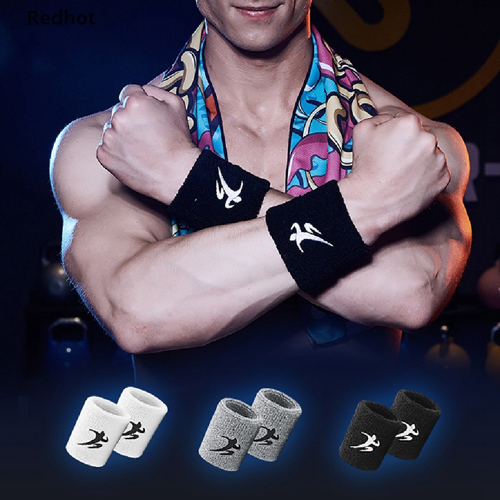 &lt; Redhot &gt; Băng Quấn Bảo Vệ Cổ Tay Bằng Cotton Nhiều Màu Sắc Unisex Hỗ Trợ Khi Tập Gym / Thể Thao