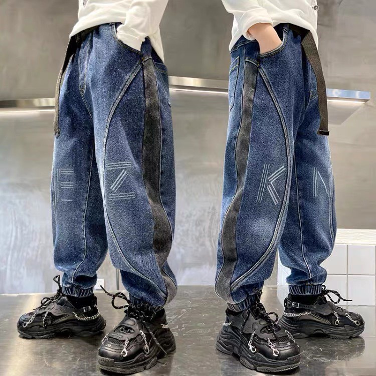 Quần Jeans Dáng Dài Chất Vải Bò Mềm Cho Bé Trai Mặc Đi Chơi ĐI Học Thời Trang Trẻ Em Ken Store
