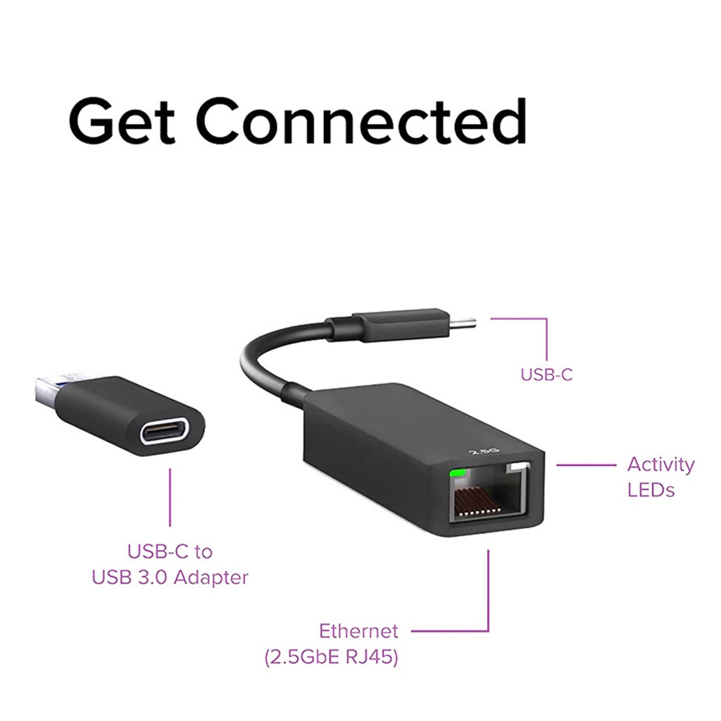 Bộ Chuyển Đổi USB / Type-C 3.1 Sang RJ-45 2.5Gbps Bằng Kim Loại Hình Hoa Hướng Dương