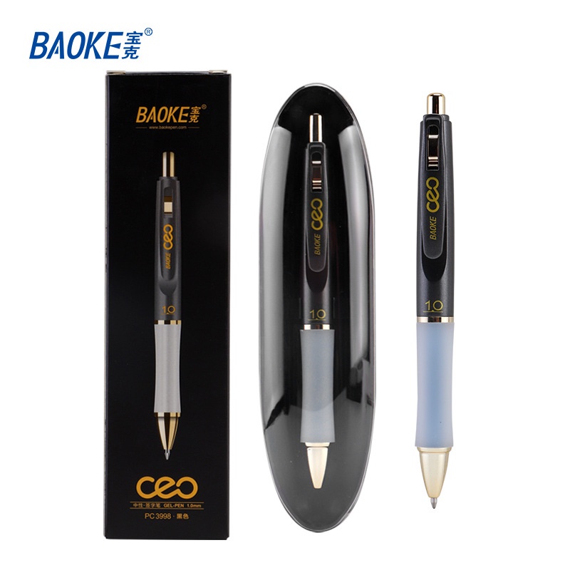 Set Bút Mực Gel Dạng Nhấn Tiện Dụng Cho Văn Phòng