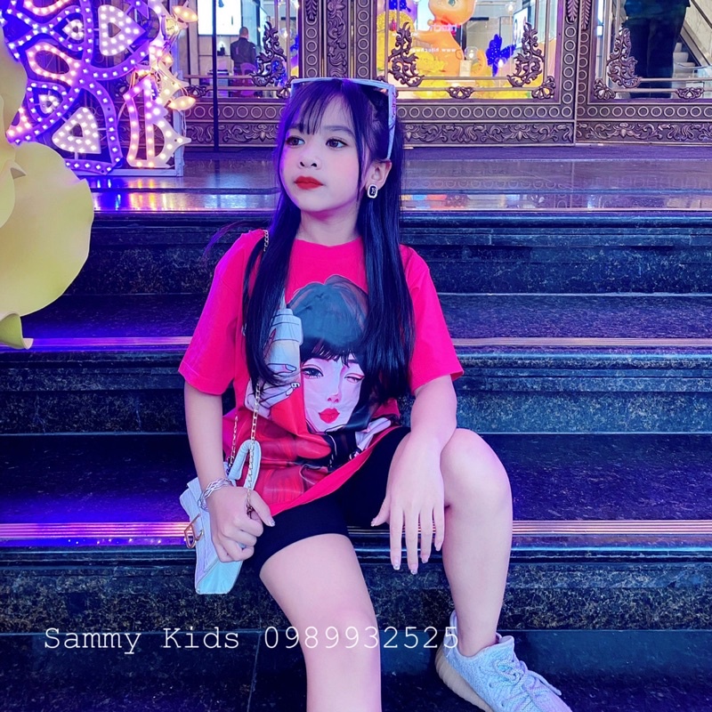 Set bộ Cô gái trà sữa cho bé gái size đại 18-42kg siêu Cuteee