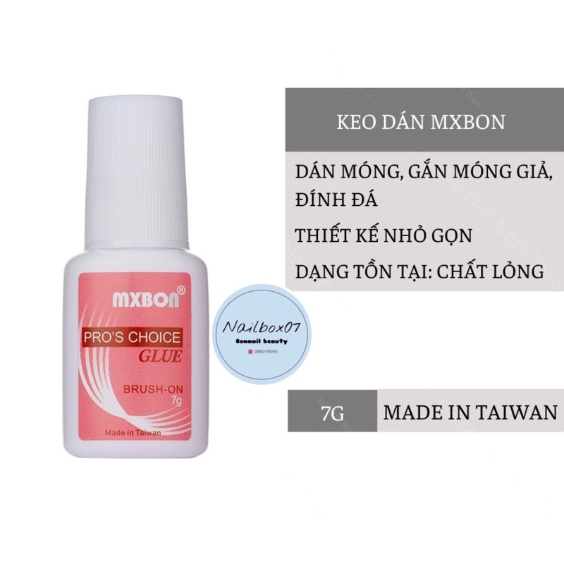 KEO MIXBON DÁN MÓNG TAY - NAIL BOX