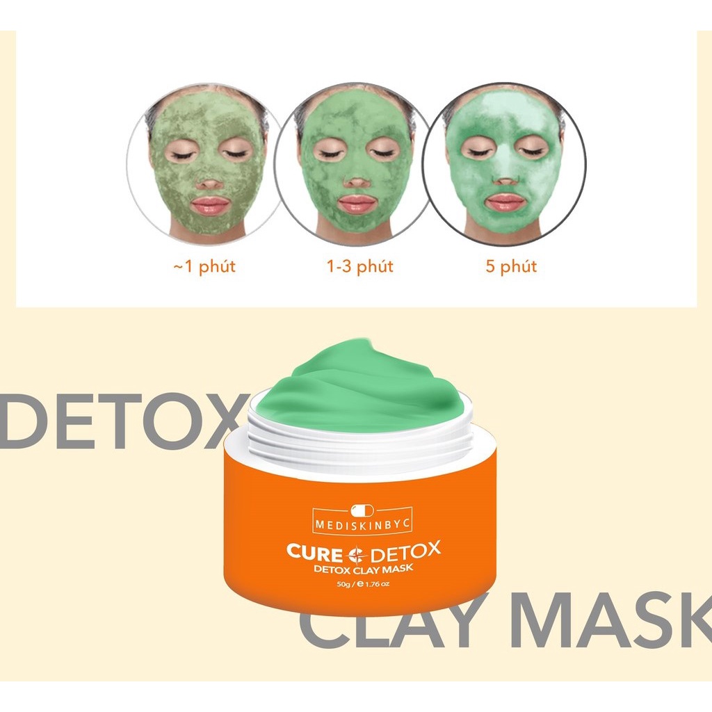 Mặt nạ thải độc Mediskinbyc Cure C + Detox Clay Mask 50g