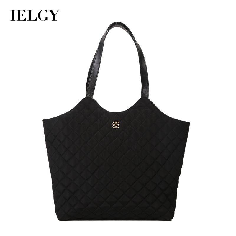 Ielgy Túi tote Sức Chứa Lớn Đính Kim Cương Thời Trang Chất Lượng Cao Cho Nữ