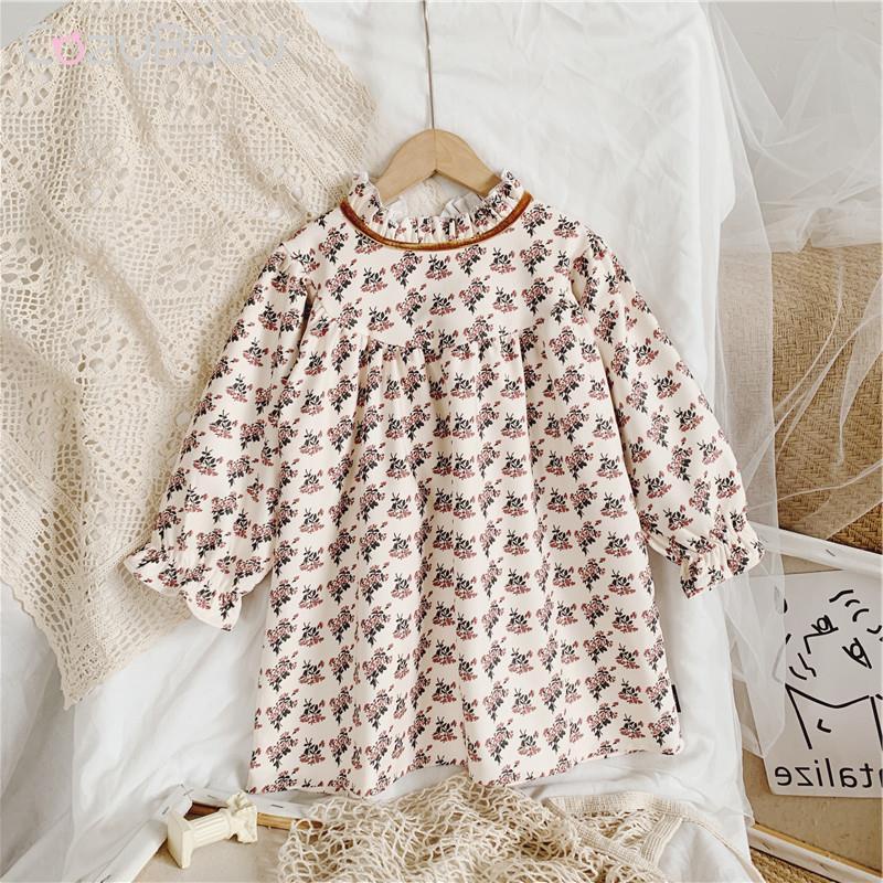 Đầm Công Chúa Tay Dài Phong Cách Hàn Quốc Thời Trang Mùa Xuân Mới 2023 Dành Cho Bé Gái