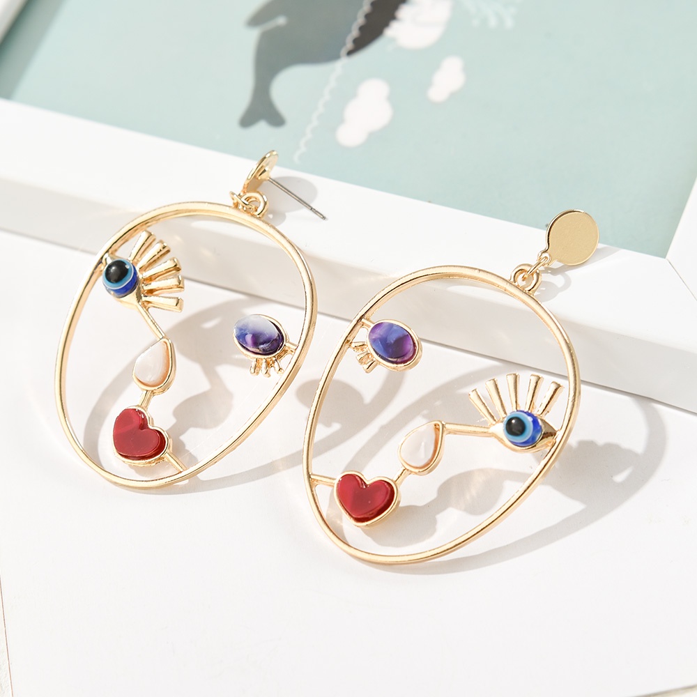 1 Đôi Bông Tai Hình Giọt Nước Phong Cách Punk Cổ Điển Thời Trang Dành Cho Nữ