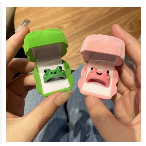 Hộp Đựng Nhẫn Hình Chú Ếch Dễ Thương