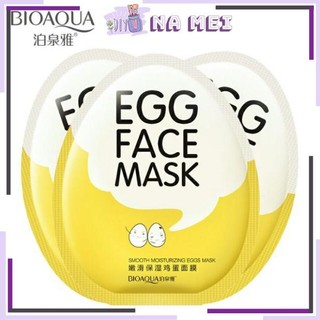 Mặt nạ trứng bioaqua egg face mask hàng nội địa trung