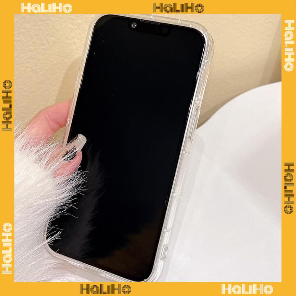 Case iPhone 14 Pro Max Soft TPU Clear Jelly Airbag Case Cute Cartoon Animals Camera Protection Shockproof For iPhone 14 13 12 11 Plus Pro Max 7 Plus X XR