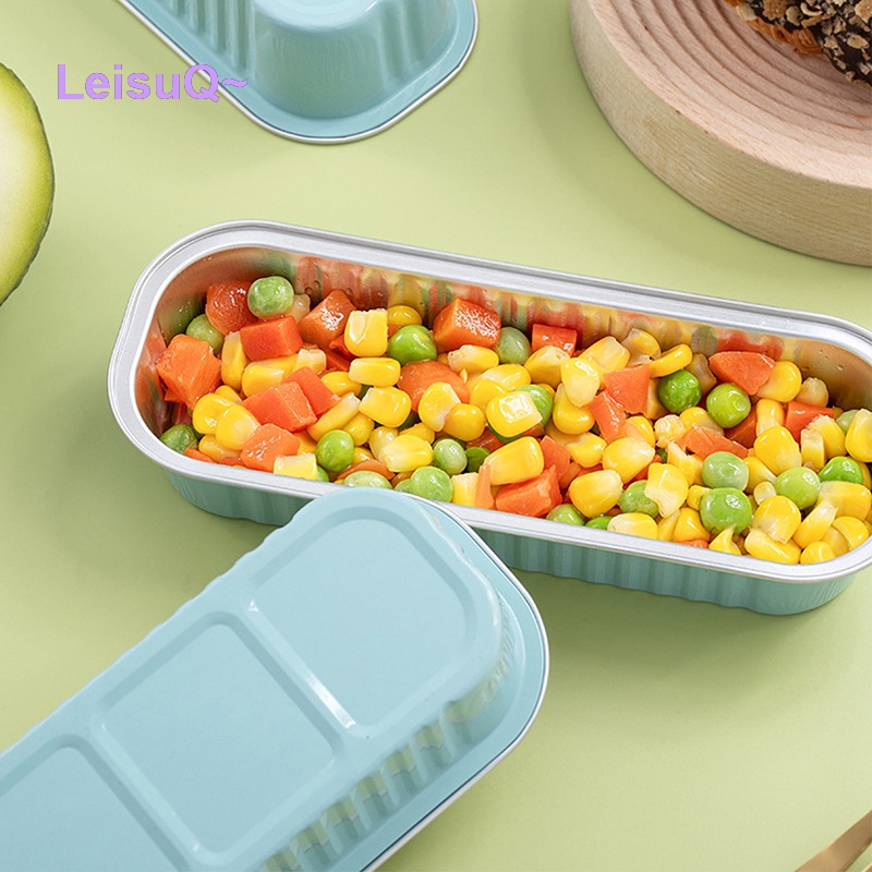 Set 10 Khay Thiếc Lá Nhôm Dùng Một Lần Nướng Bánh Cho Nhà Bếp