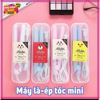 Máy là tóc mini make time - máy ép, uốn, duỗi, là tóc mini