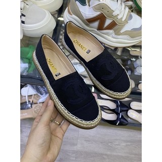 giày slip on đế cói da hàng l1