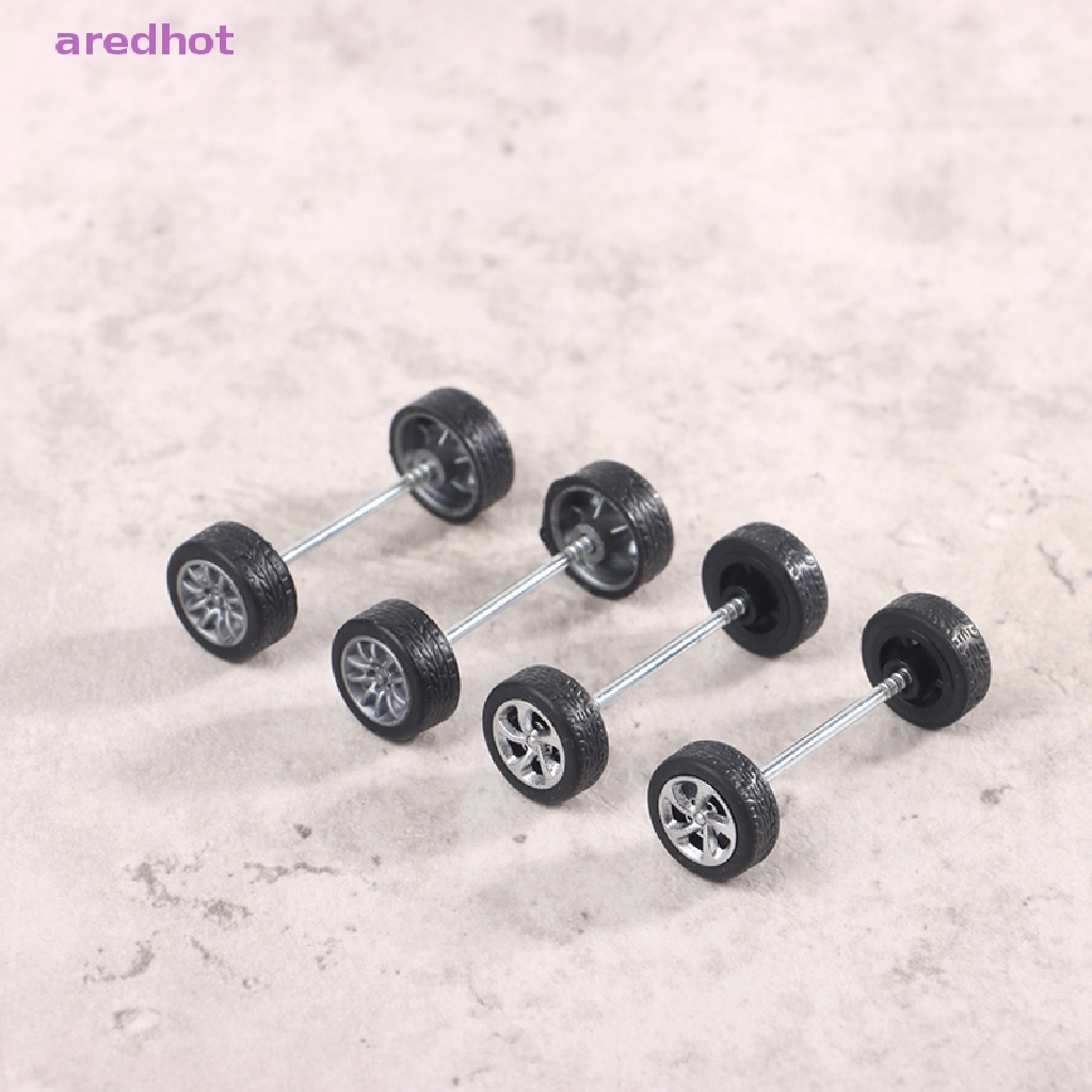 1 Bộ Bánh Xe Cao Su Tỉ Lệ 1: 64 Cho Xe Đồ Chơi Mới