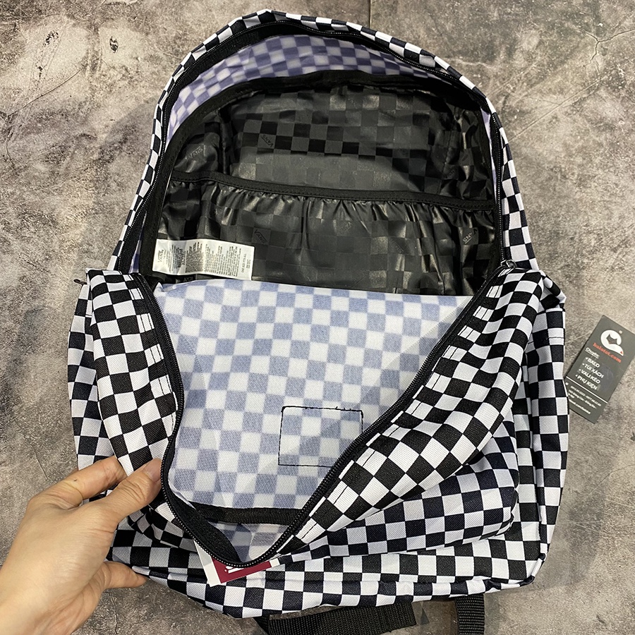 Balo Vans OLD SKOOL CHECKERBOARD BACKPACK XUẤT DƯ XỊN