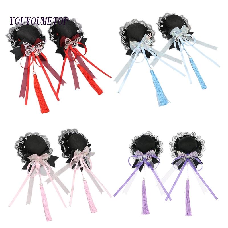 Kẹp Tóc Hình Nơ Giả Mừng Năm Mới Ngọt Ngào