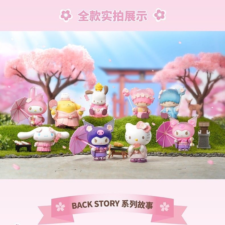 Mô Hình Nhân Vật Kuromi Katie Và Hoa Tai To Trang Trí