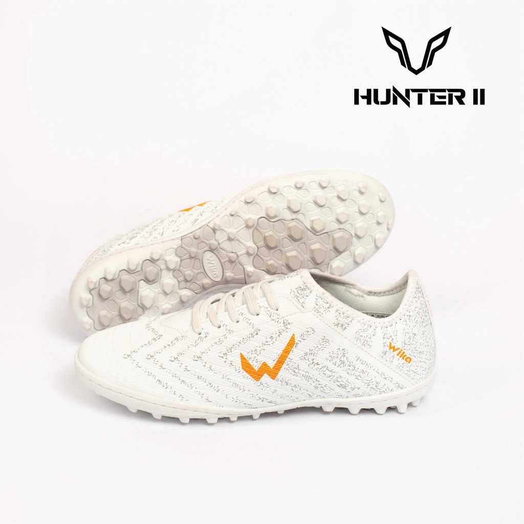 Giày đá bóng Wi.ka Hunter 2 - đế khâu - Hcsport (màu trắng)