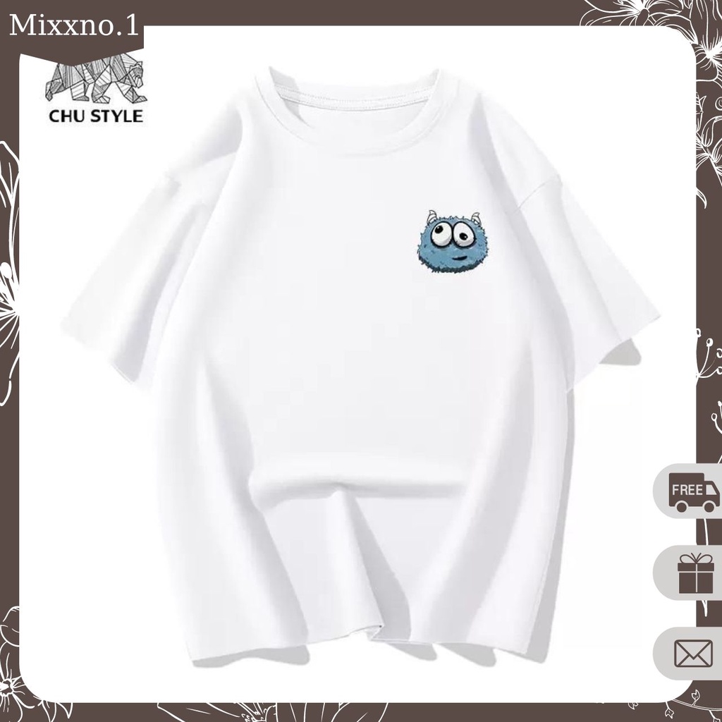 Áo Thun Nam Nữ Unisex Mùa Hè Tay Lỡ Cổ Tròn Họa Tiết WANTED Thời Trang Mixxno.1 TOP NAM 261V2