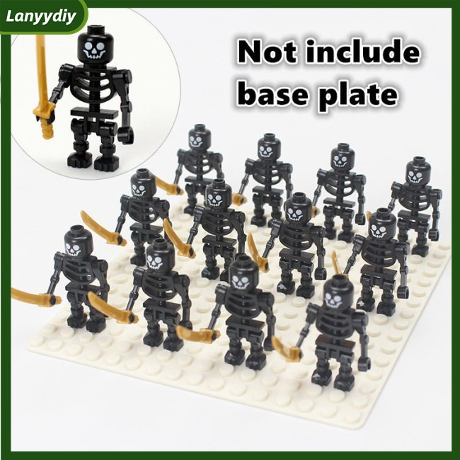 Set 12 Mô Hình Lego Nhân Vật Chiến Binh Kiếm Xương