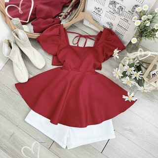 Sét áo babydoll kèm short  [ Ship hoả tốc -  Kèm ảnh thật trải sàn 100% ]