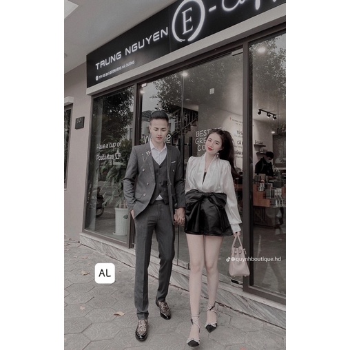 Set Áo Lụa Phối Quần Tacta Nơ Hàng Thiết Kế Cao Cấp