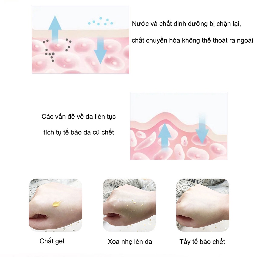 Kem tẩy tế bào chết cho da mặt RtopR mango exfoliating cream 40g Gel làm sạch da mặt nhẹ nhàng và không gây kích ứng