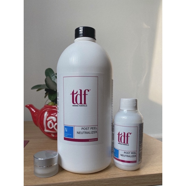 CHÍNH HÃNG TDF Post Peel Trung hòa acid peel da sinh  học- tái tạo da- TDF Post Peel Neutralize 120ml,1 lít