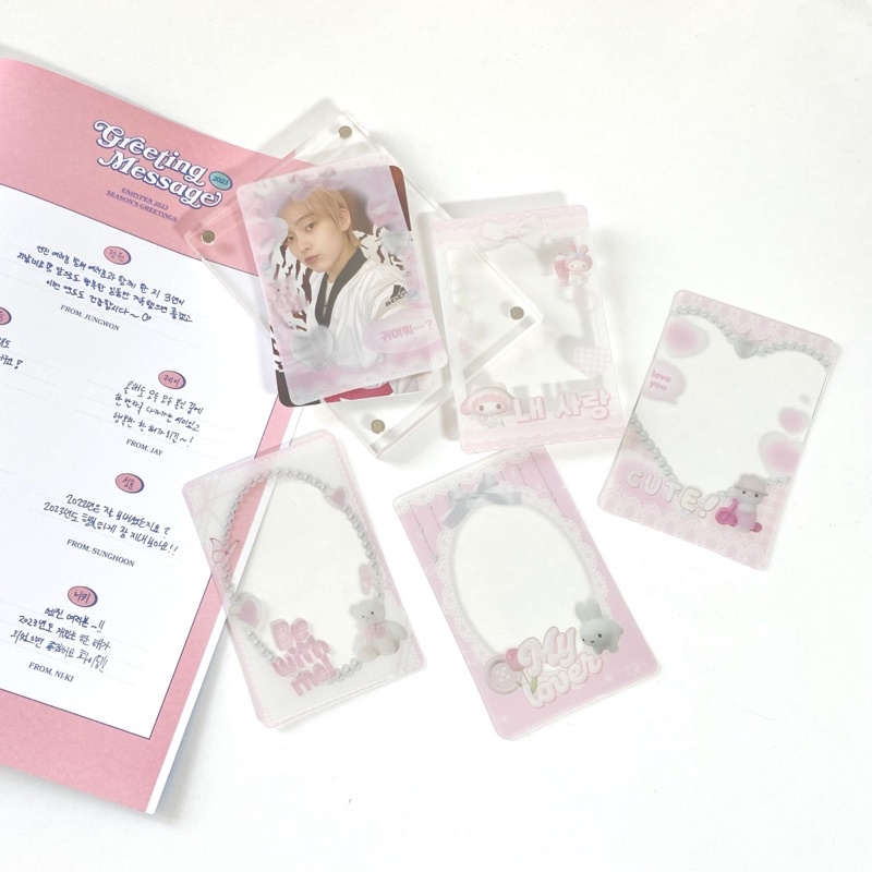 5 Khung trang trí card ver hồng