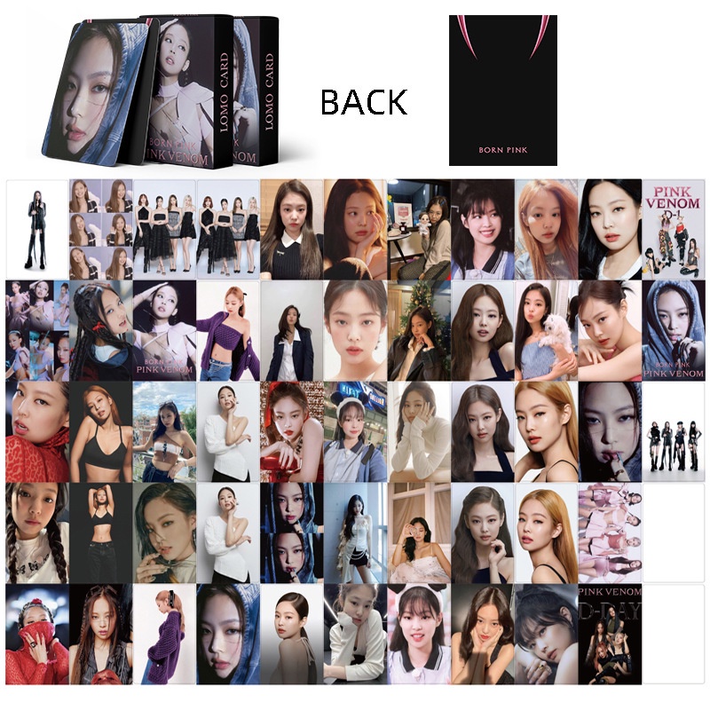 Hộp 53 Ảnh Lomo Card Nhóm Nhạc BLACKPINK ROSÉ JISOO LISA JENNIE
