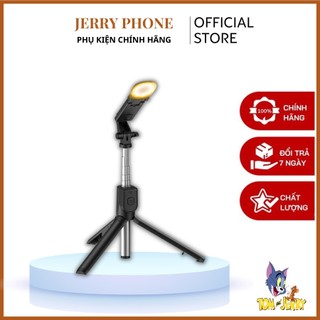 Gậy chụp ảnh tự sướng 3 chân - Chụp hình có điều khiển bluetooth chụp hình từ xa Có đèn led trợ sáng Gậy tự sướng selfie