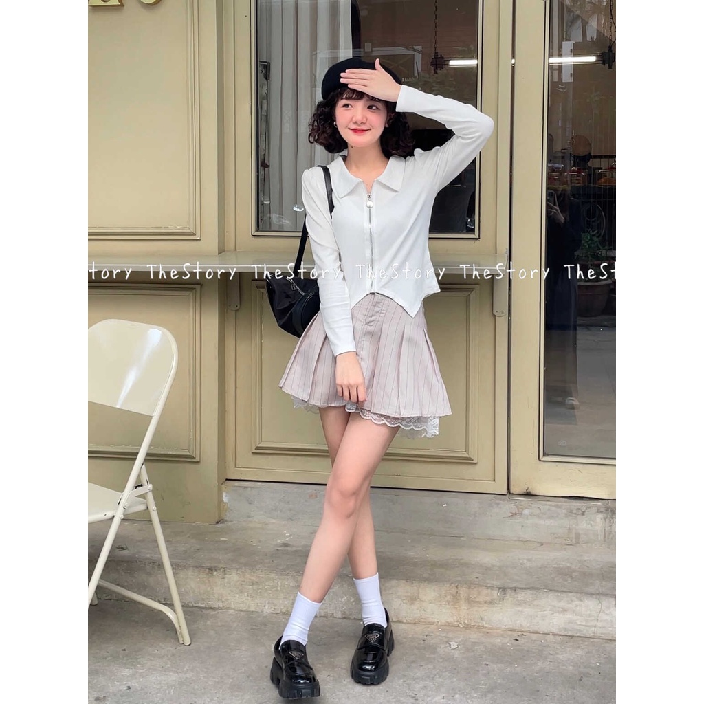 Áo polo zip tăm  A2802