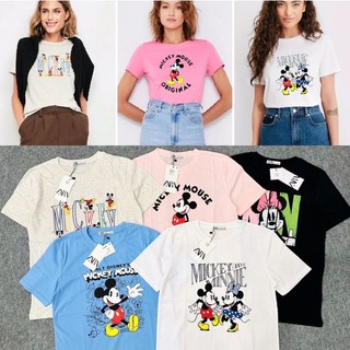 Áo thun mickey tee in hình dễ thương😘