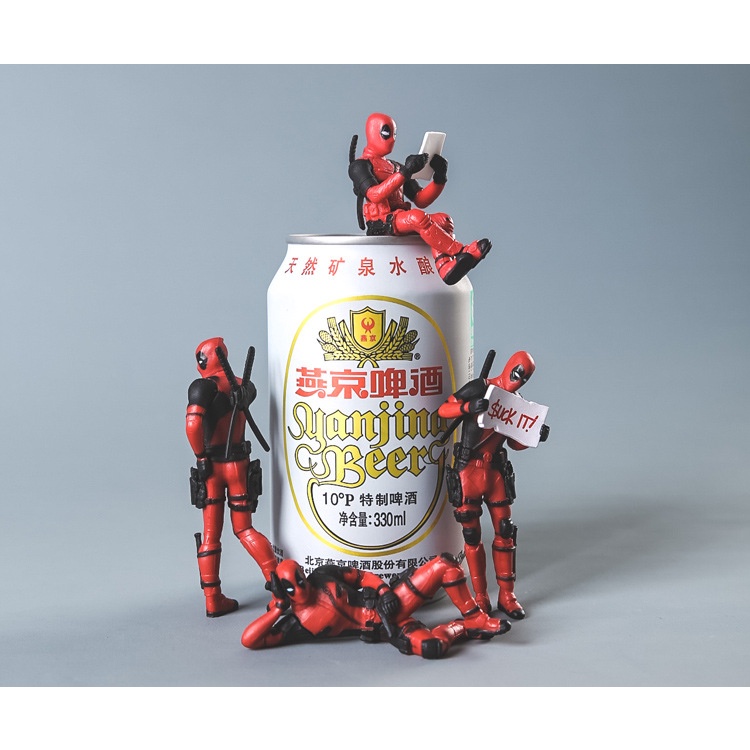 Mô Hình Nhân Vật DeadPool Hoạt Hình Marvel Trang Trí Nội Thất Xe Hơi
